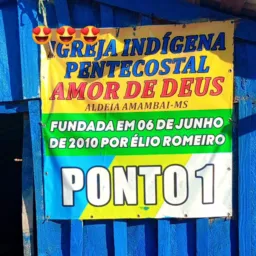 Igreja indígena pentecostal amor de deus ponto 1 na aldeia taquaperi