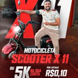 André Premiações Motocicleta Eletrica Scooter X11 OU R$ 5.000,00 no Pix!! 💰
