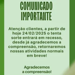 GRUPO 01 TENTA SORTE IPORÁ - GO