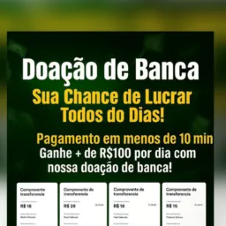 Plataformas PAGANTES💰 e Doação Bancas