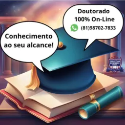 DOUTORADO 100% ON-LINE EM 36 MESES (81)98702-7833