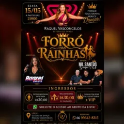 FORRÓ DAS RAINHAS 15/05💃🏻