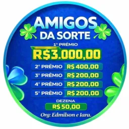 R$50,00 PARA R$4,000! 💛🍀