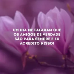 AMIGO DE VERDADE SAO PRA SEMPRE