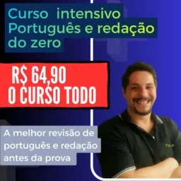 Curso Intensivo português e redação do zero