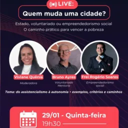 Live Quinta-feira 19:30 superação da pobreza