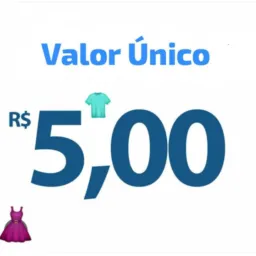 Preço único de 5,00