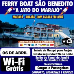 FERRY BOAT SÁO BENEDITO A JATO DO MARAJÓ🚀🚢🚢