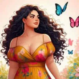 Plena e poderosa/moda Plus size