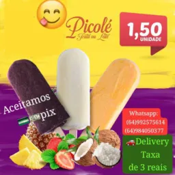 Delicia gelada🤤😋🍓🥝🍇PICOLES SABOROSOS