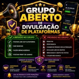 ✅ GRUPO ABERTO PARA DIVULGAÇÃO ✅