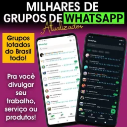 MILHARES DE GRUPOS NA DESCRIÇÃO