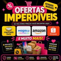 Promoções que Amamos 💕
Achadinhos & Descontos 💸
Cantinho das Ofertas 🛍️
Só Ofertas Boas 😍