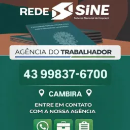 Vagas de Trabalho - Sine Cambira