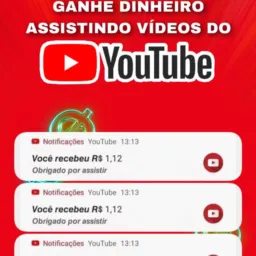 Ganhe dinheiro assistindo vídeo no YouTube