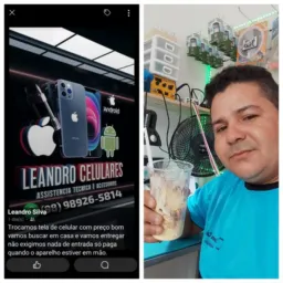 Leandro celulares. Venda de celular semi novo