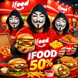 🍔🍟IFOOD 50% || CLIENTES SÓ PAGA APÓS PEDIDO APROVADO EM ANDAMENTO || 🍔🍟