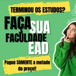 🎓🎓BOLSA FACULDADE 50% ESCOLHA SEU CURSO E FAÇA A SIMULAÇÃO!!🎓🎓🎓