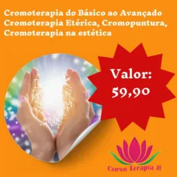 Cromoterapia Básico ao Avançando  e Cromoterapia etérica 🌈