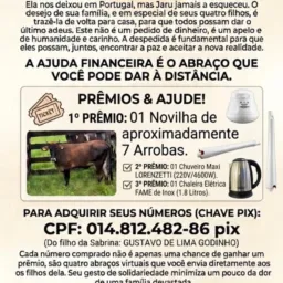 Rifa beneficente translado Gp 2