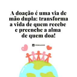 Pegue e doe em seguida para manter o grupo ativo de onde se tira e não se coloca se acaba boa doação
