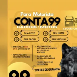 Contas Uber e 99 ✅🚕