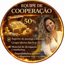 ❤️EQUIPE 50% ❤️(AGENTES E BLOGUEIROS)