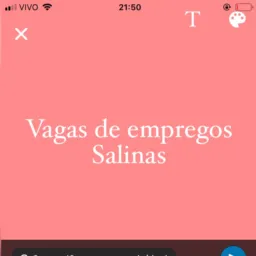 Vagas de Emprego Salinas