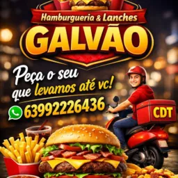 Hamburgueria é Lanche Galvão CDT Delivery