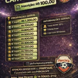 Liga Champions Cartola 2026