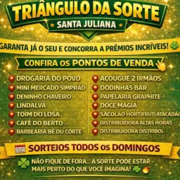 🔺TRIÂNGULO DA SORTE SANTA JULIANA