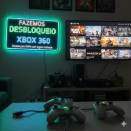 NOVO DESBLOQUEIO VÍDEO GAME🕹️🎮 RGH, AURORA FREESTYLE.TROCA DE JOGOS, COMPRA E VENDAS. SÓ GAMER 🎮🎮🎮