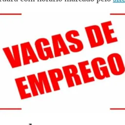 Vaga de emprego Sta Inês