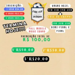 Divulgação fire cup diário