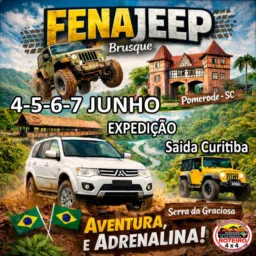 🔥4 Junho Fenajeep🔥Serra Graciosa🔥Pomerode🔥Brusque Fenajeep💥Roteiro 4x4