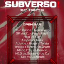 Ingressos Roof (Subverso) 🔥❗