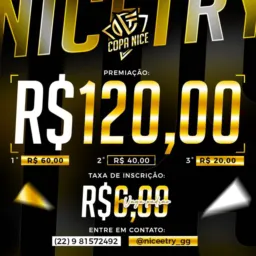 ☘️ PRE - INSCRIÇÃO DA NICE CUP ☘️