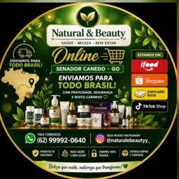 🛍️ Natural & Beauty Online | Senador Canedo 🚚 Todo Brasil