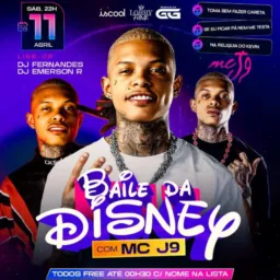 Baile Da Disney • Mc J9 - 11/04 Sábado