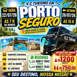 Grupo relacionado a viagem para PORTO SEGURO BAHIA 22 /07 A 26/ 07 /26 Férias de julho
