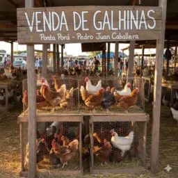 VENDA DE GALINAS Y MÁS COMO. 🐷🐄🐑🐓🦆🐣🦚PPJ.PONTA PORÃ.🤩