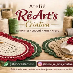 🧶🧶Ateliê Rê Art's Criativa 🧶🧶trabalhos em crochê, presentes artesanais.