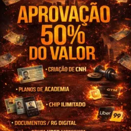 CNH /MULTAS / IPVA 🫡 CONTA MOTORISTA  99 // UBER 🚗🏍 / APROVAÇÃO 50% 💰