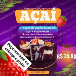O Açai melhor  do residencial Tocantins de goianira
