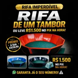 Rifa de um tambor ou 1500 no pix🔥🤑