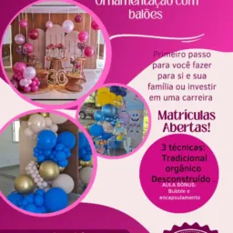 Curso com baloes