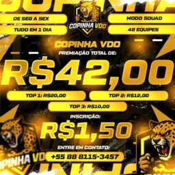 PRÉ-INSCRIÇÃO COPINHA VDO