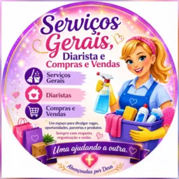 Serviços gerais e Diarista compras e vendas!!