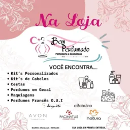 Bem Perfumado NATURA,BOTICARIO,FACINATUS,EUDORA,AVON