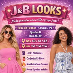 J & B Croppeds e blusas